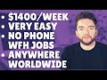 $1400/Week VERY EASY Non-Phone Work-From-Home Job Anywhere in the World Flexible Hours 2022
