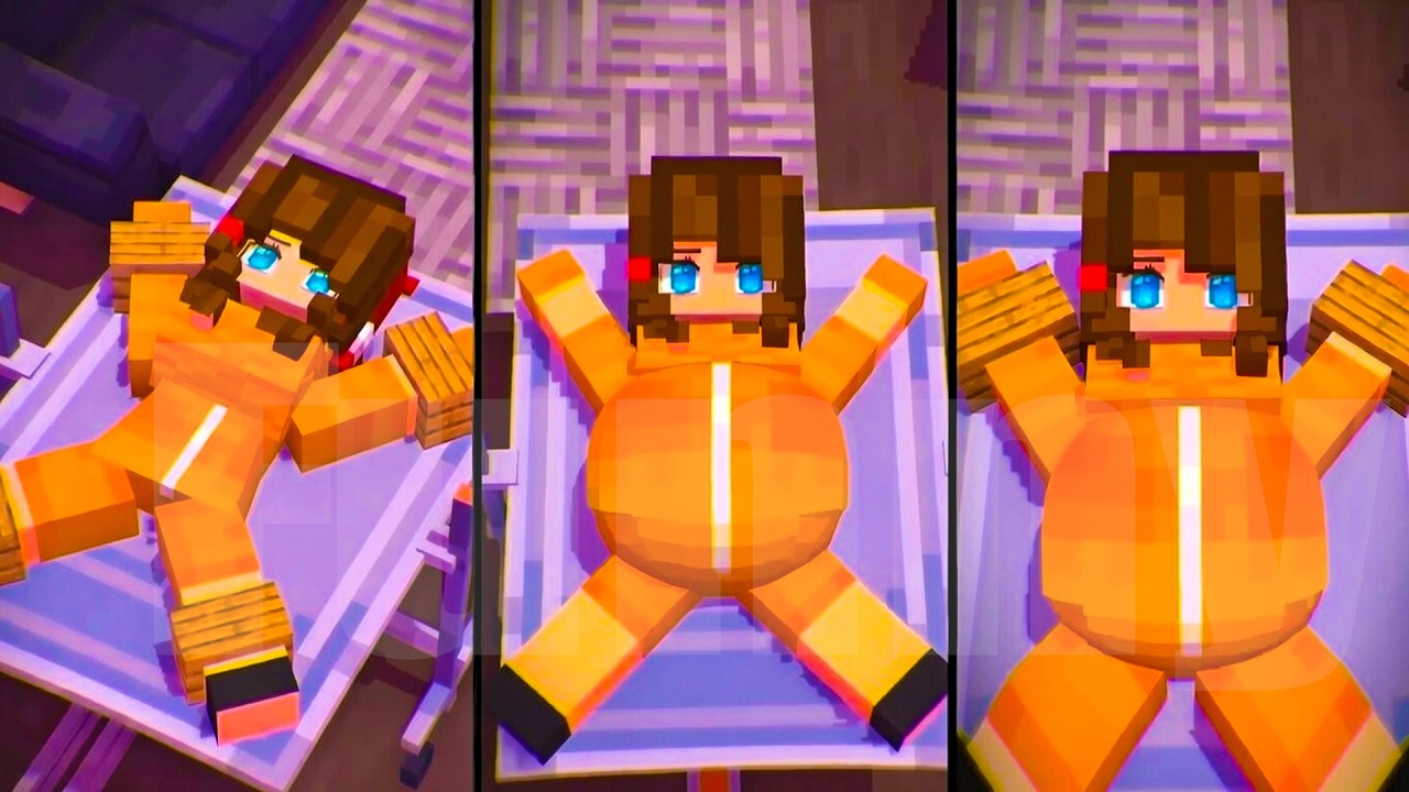 Minecraft Dark TINY JJ SISTER and DARK police girl || MAIZEN Minecraft