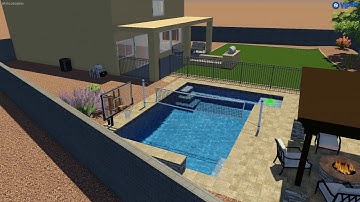 Mathews Backyard Project- Thunderbird Pools and Spas- ThunderScapes