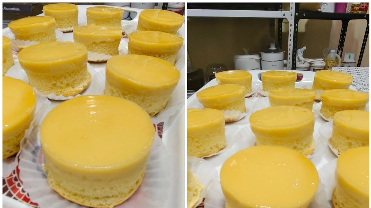 Mini custard cake recipe
