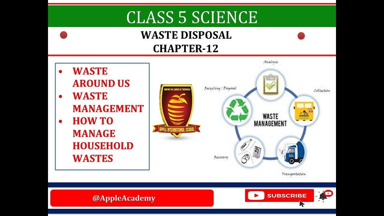 CLASS_5 SCI CHP 12 WASTE DISPOSAL YouTube