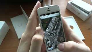 картинка: iPhone 5 распаковка коротенький обзор
