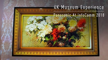 Step into the Panasonic Museum 4K Gallery at InfoComm 2018!