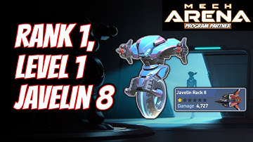 Rank 1, Level 1, Javelin 8 Gameplay | Mech Arena: Robot Showdown