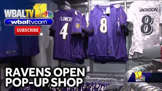 Ravens Pop-Up Flock Shop opens for holiday shopping