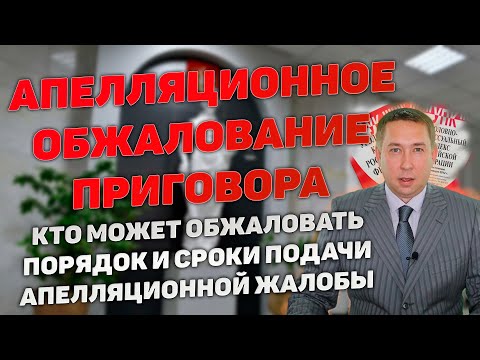 Апелляционное обжалование приговора суда первой инстанции. Порядок и сроки обжалования. Ухудшение.