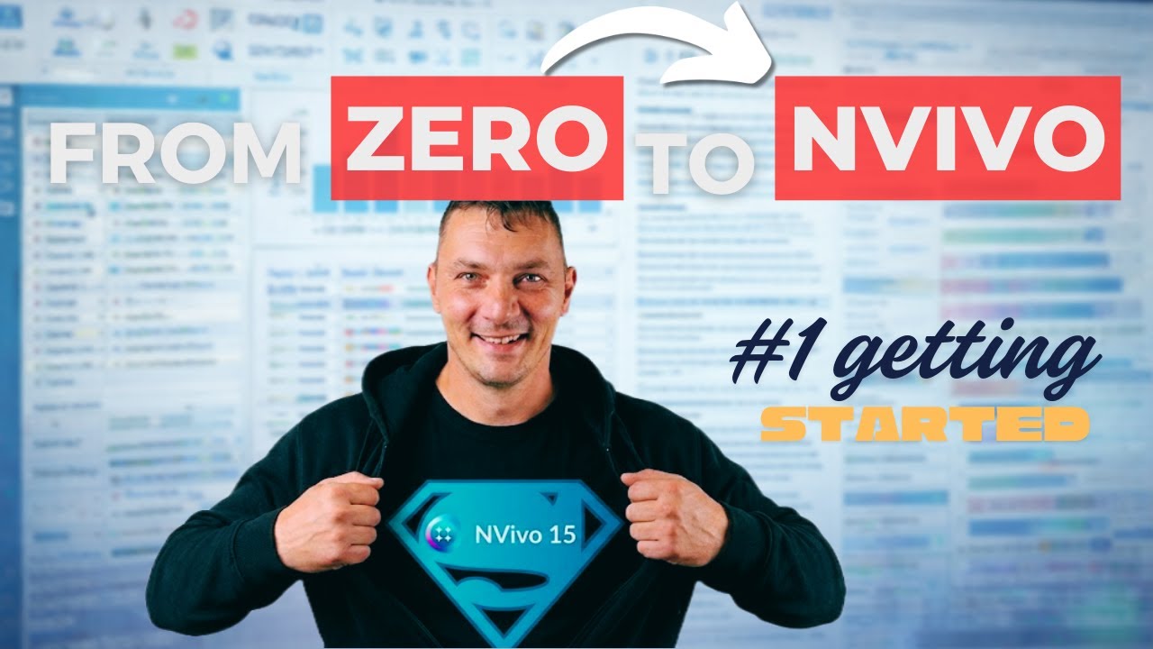 Data analysis in NVivo15: Starting new project, Importing and Organising data