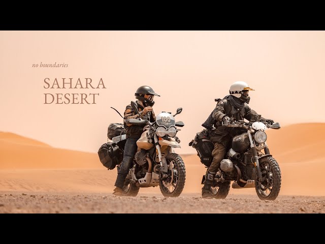 The Great Sahara Desert Expedition - BMW R nineT Scrambler & Moto Guzzi V85TT class=