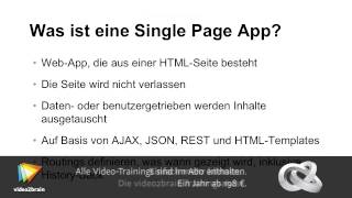 AngularJS 1.3 Tutorial: Was ist AngularJS |video2brain.com