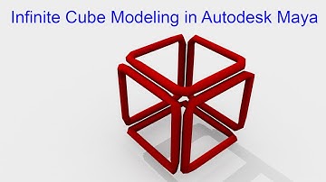 Complex Modelling tutorial   -  How to model a Infinite Cube in autodesk maya 2020 tutorial