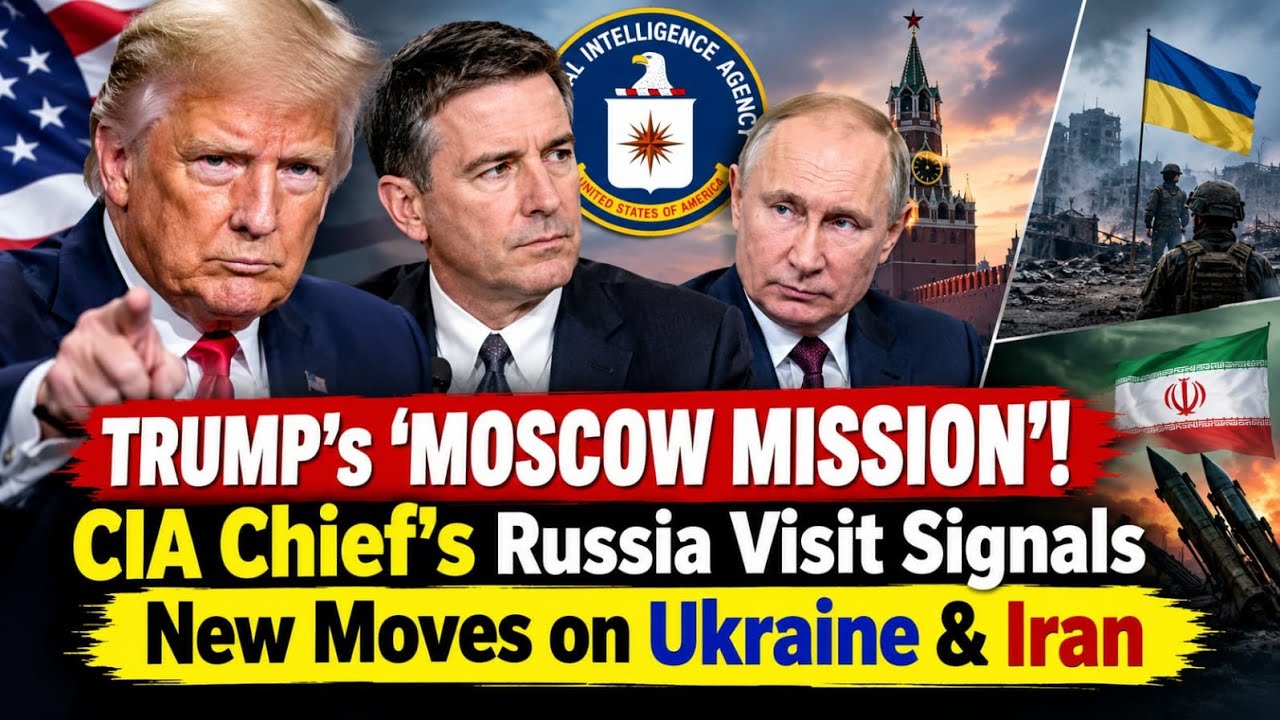 Trump’s ‘Moscow Mission’! CIA Chief’s Russia Visit Signals New Moves on Ukraine & Iran