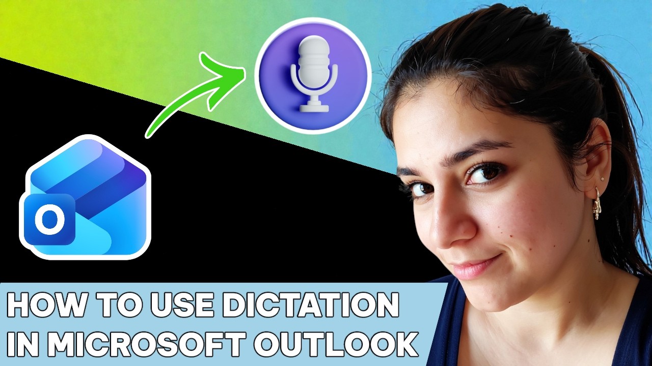 How to use dictation in Microsoft Outlook - YouTube