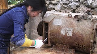 👧The Genius Girl Repairs A 30KW Giant Engine, And Her Perfect Skills Stun Her Boss! | Linguoer