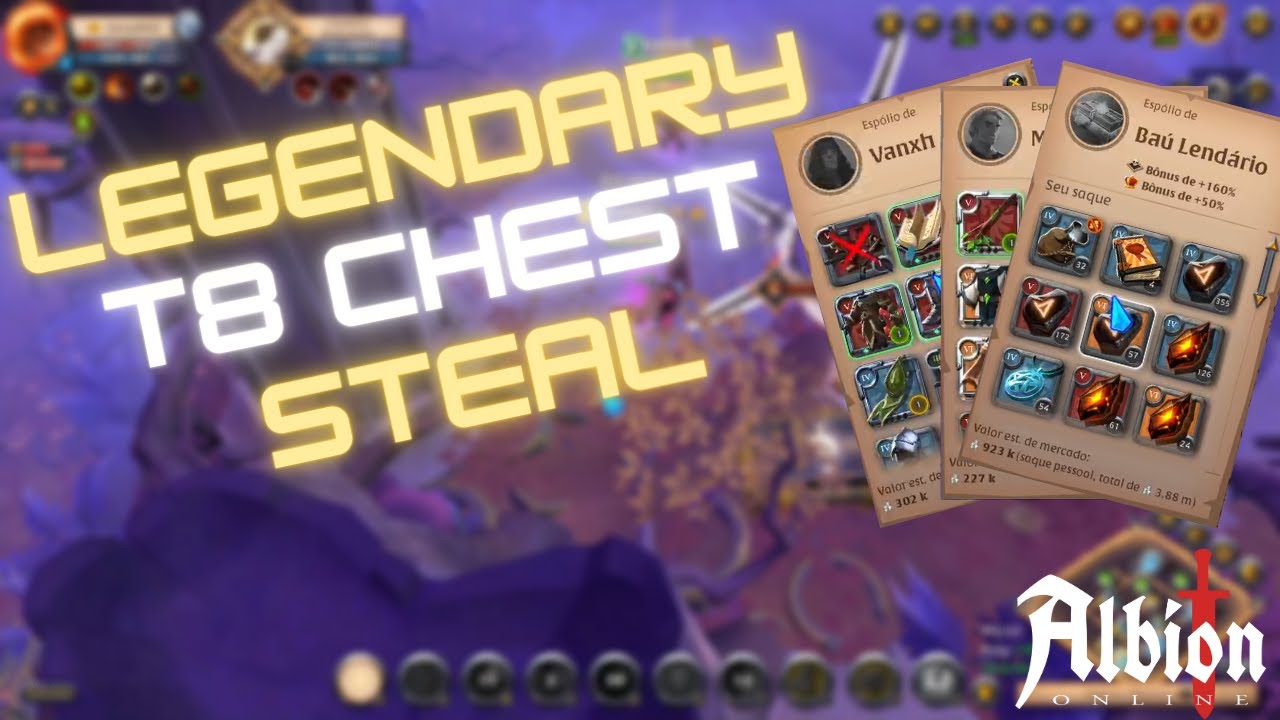 Stealing a Legendary Chest on Avalon Roads Albion Online YouTube