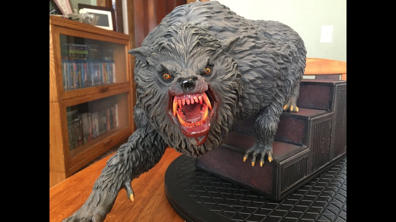 An American Werewolf in London Kessler Wolf statue Review YouTube