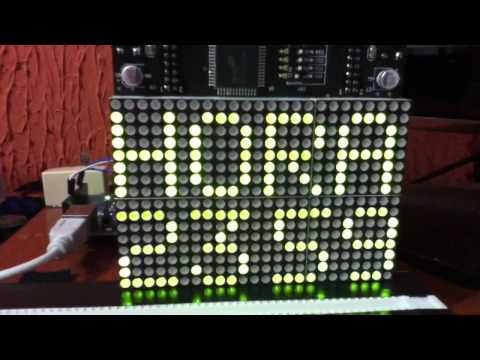 Matriz de LED 24x16 Sure Eletronics no Arduino