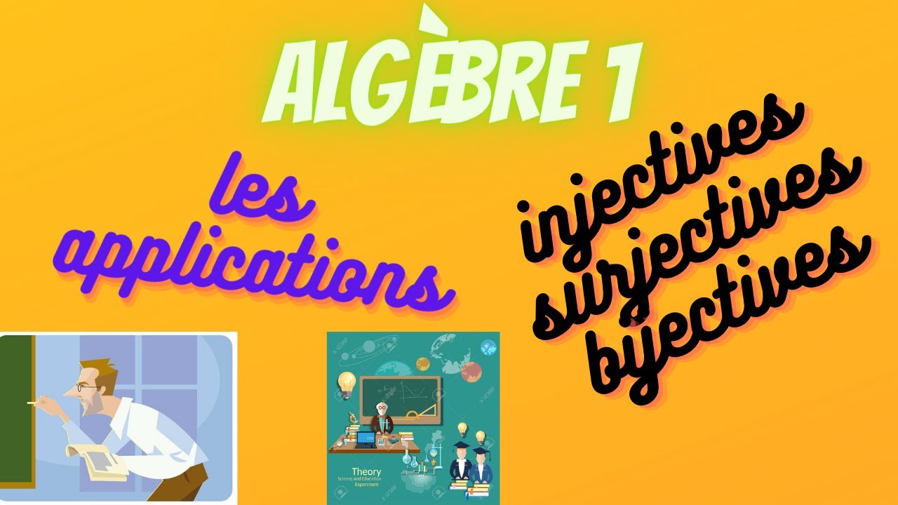 Exercice 10: les applications injectives et surjectives et bijectives algèbre 1