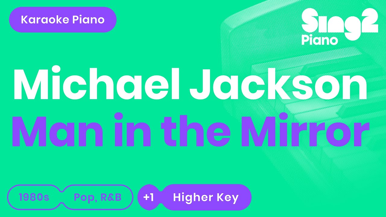 michael jackson man in the mirror lyrics karaoke