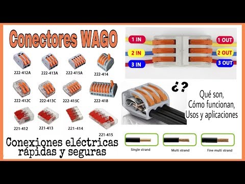 Video: ¿Qué es un Wago eléctrico?