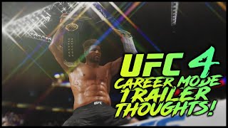 UFC 4 Career Mode Trailer Thoughts! - UNSCRIPTED! NEW EVERYTHING! - What path will you take?!