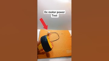 Electrical test of DC motor #dcmotor #shorts #technology #science