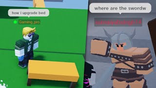 Roblox BedWars Funny Chat Moments
