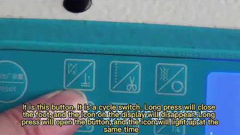 A3B-25B——lockstitchsewing machine closes or opensthe presser foot lifting functionwith one key