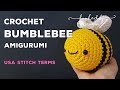 Amigurumi Bumblebee | Crochet Bee Tutorial 🐝