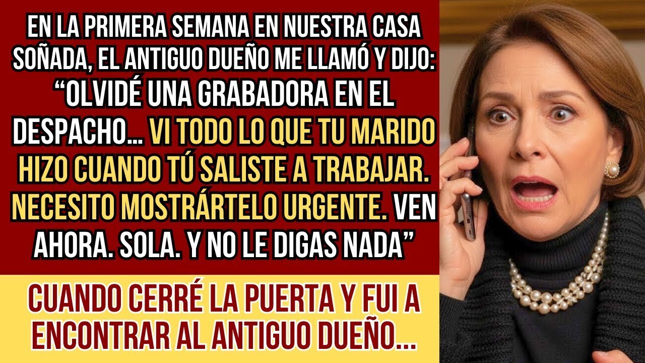 HISTORIAS REALES. El antiguo dueño me llamó diciendo que vio todo lo que mi esposo hizo… Entonces yo