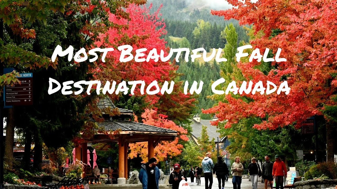 Most Beautiful Destination in Canada for Fall Colors - YouTube