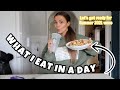 *REALISTIC* What I Eat in a Day | HEALTHY meal ideas and the BIGGEST food haul EVER!