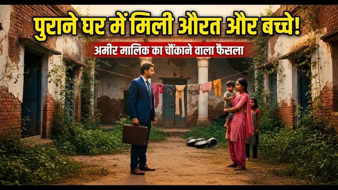 पुराने घर में मिले अजनबी, बदली करोड़पति की किस्मत। #भावनात्मककहानी #HeartTouchingStory