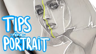TIPS + Process How to draw portrait with pencil