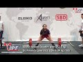 World Record Deadlift with 252.5 kg by Amanda Lawrence USA in 84 kg class
