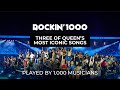 3 of the most iconic queens song played by 1000 musicians  rockin1000