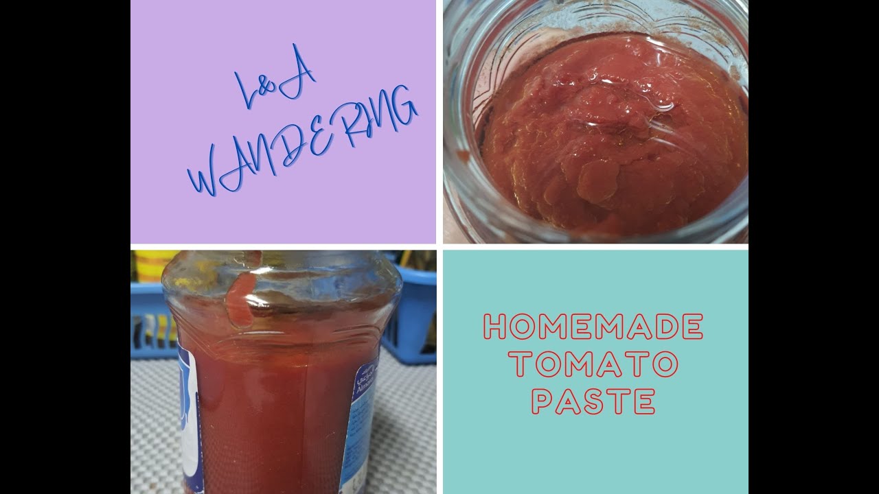 Homemade Tomato Paste YouTube