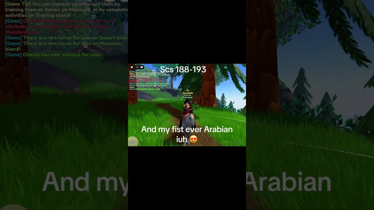 Sc iuhs 188-193 #foryou #roblox #wildhorseislands #iuh #horse #fypシ゚viral #games #whi #arabian