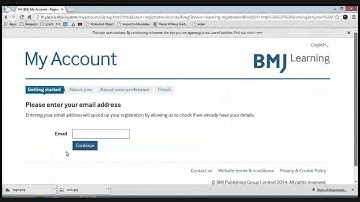 how to access BMJ learning free modules