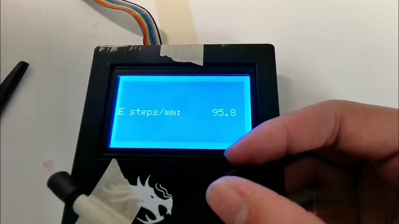 how to calibrate Creality printers steps per mm YouTube