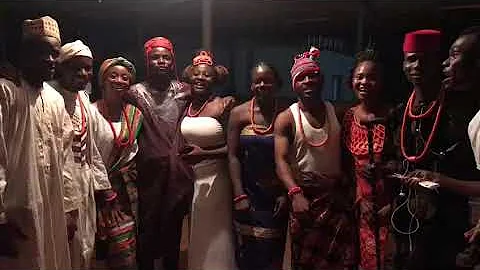 The three main tribes in Nigeria. Hausa, Yoruba and Igbo.