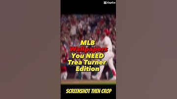 MLB Wallpapers You NEED Trea Turner Edition #baseball #baseball #treaturner