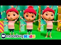 Shake Your Body (Butt Bump Wiggle) | Fun Songs |Sing Along|Moonbug Kids Learn English &amp; Karaoke Time