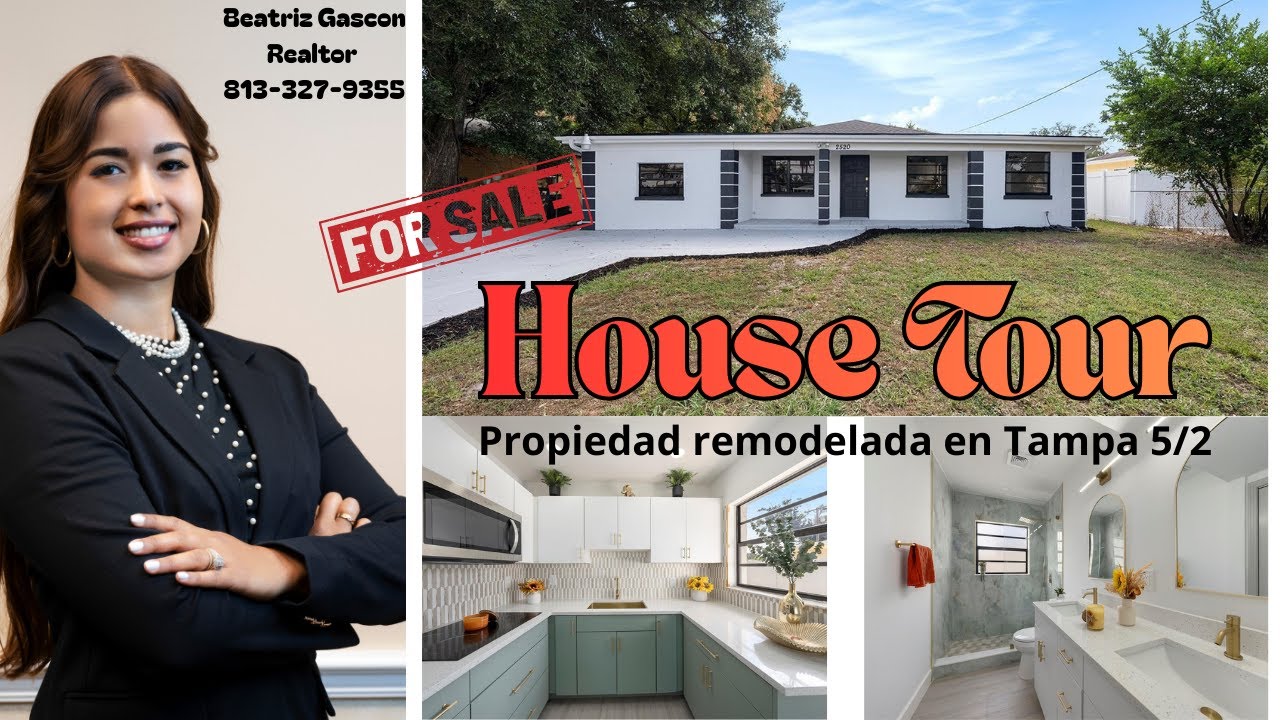 Propiedad con 5 cuartos remodelada en Tampa, 33614