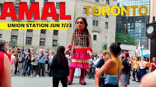 WALK WITH AMAL UNION STATION TORONTO  CANADA-4K-60--JUN 7/23  CANADA