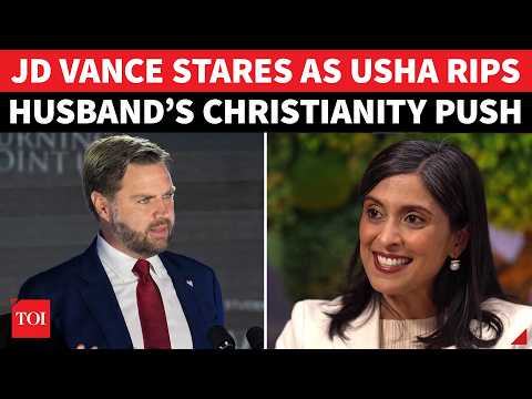 ‘I’m A Hindu, Won’t…’: Usha DESTROYS Husband JD Vance’s Christianity Push; US VP Stares In Shock