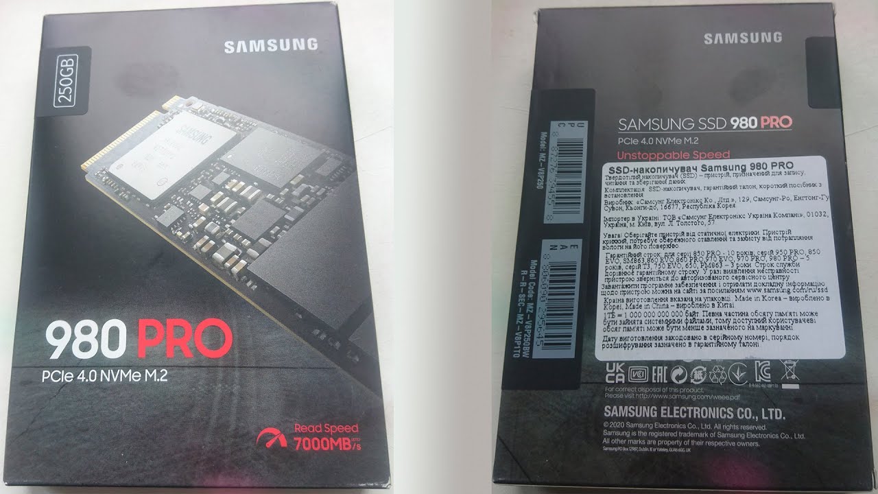 Samsung 980 250gb