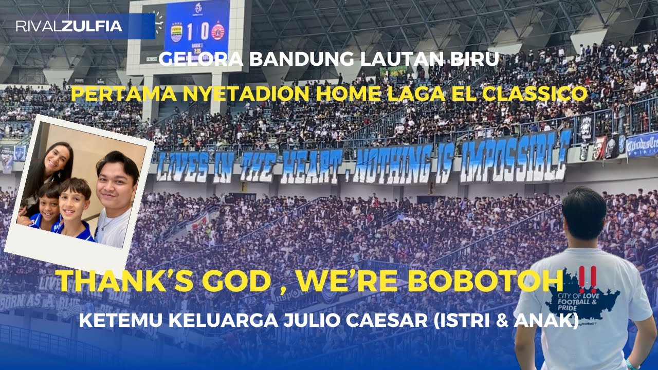 VLOG#2 DI GBLA | PERTAMA KALI NYOBAIN NYETADION PADA LAGA EL CLASSICO NYA INDONESIA 🇮🇩 ‼️