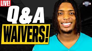 Answering Your Week 4 Waiver & Trade Questions LIVE!