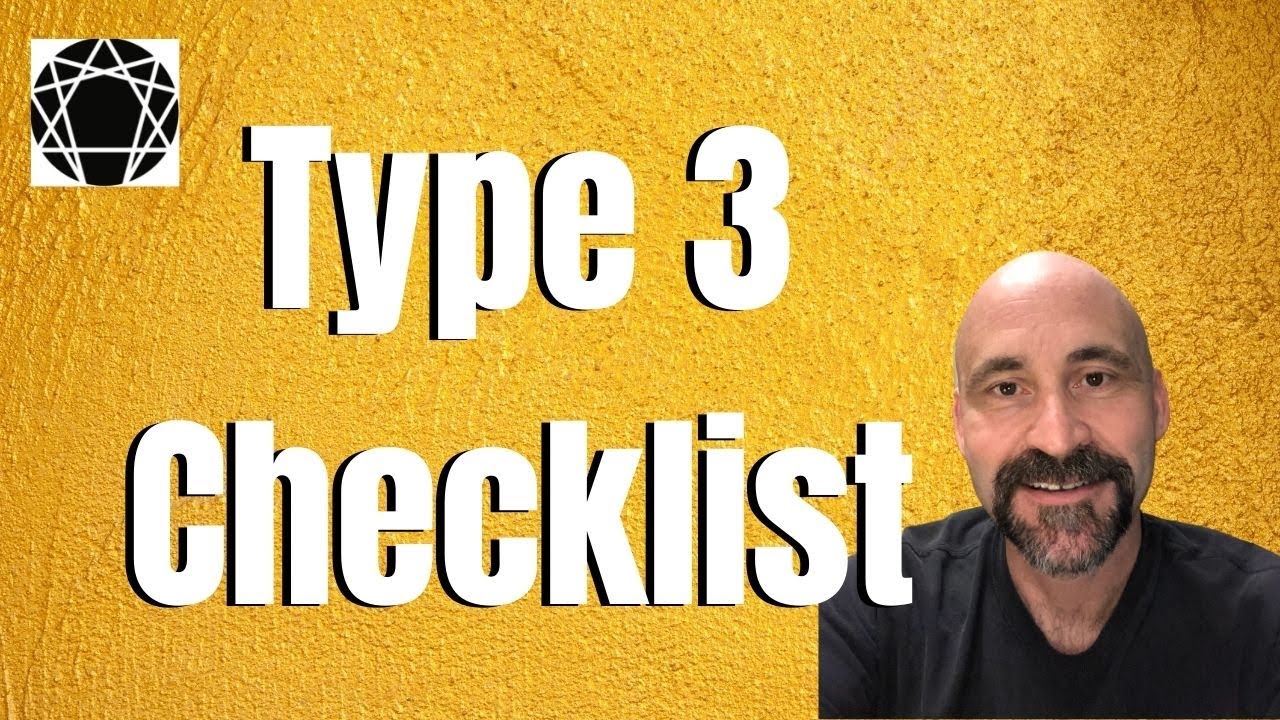 Enneagram: Type 3 Checklist