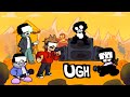 Friday Night Funkin' - "Ugh" but Everytime Tankman Sings it turns into a Diffrent Cover